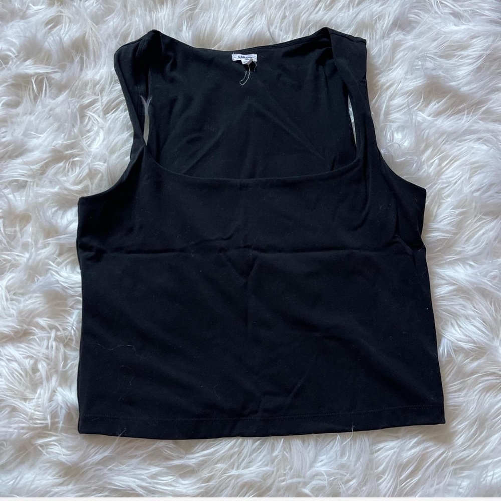 Garage Amber Portrait Neck Tank Top